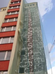 Demontáý zateplenia budovy Ostrava