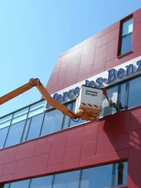 výškové práce pre mercedes